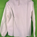 B-WARE DREIMASTER VINTAGE DAMEN LANGARMBLUSE Gr. S Farbe Wollweiss