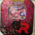 Pokemon Team Rockets Mewtu ex Tin Box