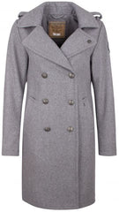 Musterware/Einzelstück … DREIMASTER DAMEN MANTEL GR.S FARBE GRAU MELANGE