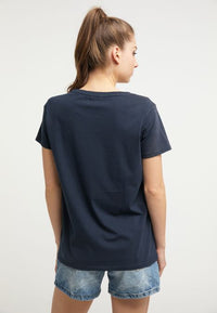 B-WARE PETROL INDUSTRIES DAMEN T-SHIRT Gr.M FARBE Deep Navy