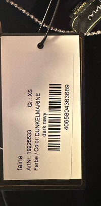 B-WARE FAINA DAMEN KLEID GR.XS FARBE DUNKELMARINE