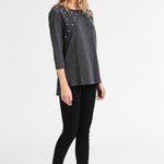 B-WARE DREIMASTER DAMEN T-SHIRT Gr. M Farbe Schwarz