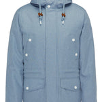 B-WARE ICEBOUND HERREN PARKA Gr.S Farbe Rauchblau Melange Outdoorjacke