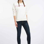 B-WARE MYMO DAMEN SWEATSHIRT GR.XS FARBE WEISS