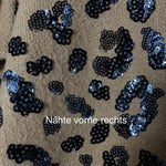 B-WARE FAINA DAMEN STRICKPULLOVER Gr. M/L Farbe Kamel Schwarz