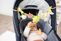 Nici 48512 Kinderwagenkette Hase und Eule 40cm mit 5 Figuren | My First NICI