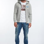 B-WARE … PETROL INDUSTRIES HERREN SWEATJACKE GR.M FARBE GRAU