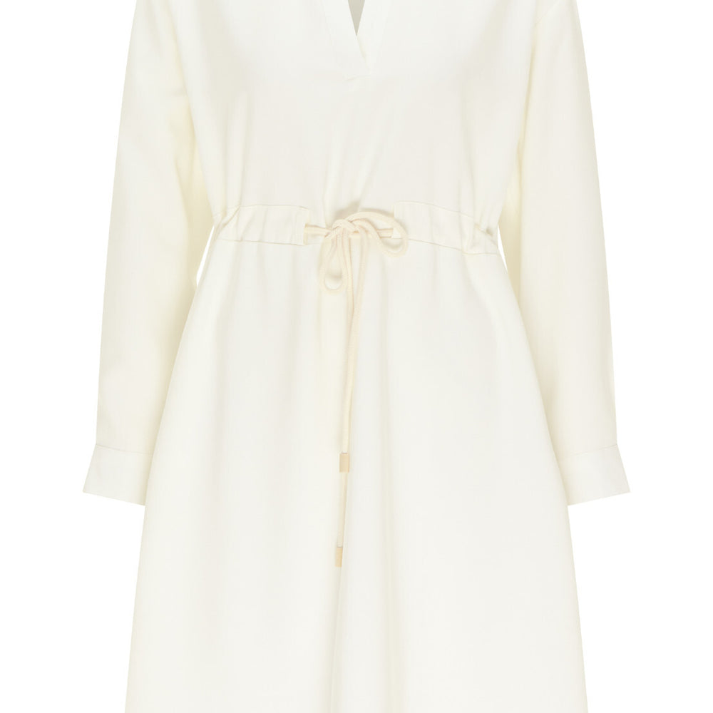 B-WARE DreiMaster Vintage Damen Kleid Gr. S Farbe Weiss