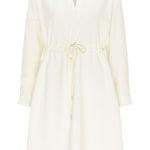 B-WARE DreiMaster Vintage Damen Kleid Gr. S Farbe Weiss