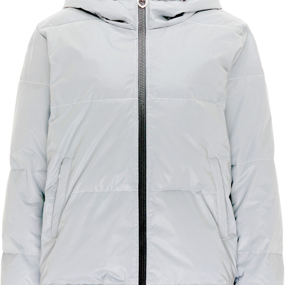 B-WARE MYMO DAMEN BLOUSON Gr. M Farbe Silber