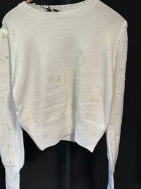 B-WARE FAINA DAMEN STRICKPULLOVER Gr.XL/XXL FARBE WEISS