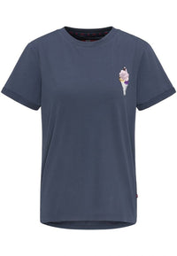 B-WARE MYMO DAMEN T-SHIRT GR.M FARBE MARINE