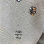 B-WARE FAINA DAMEN STRICKPULLOVER Gr. M/L Farbe Wollweiss Silber