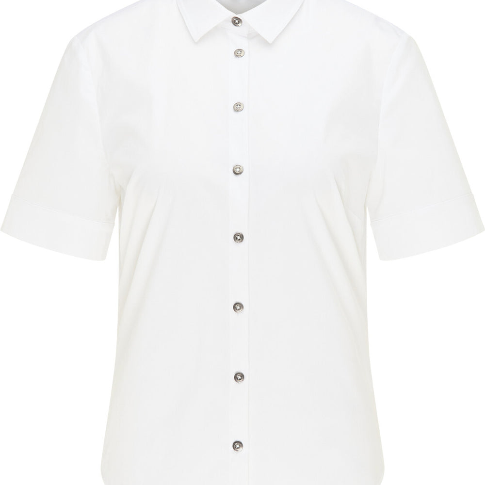 B-WARE USHA BLUE LABEL DAMEN BLUSE Gr. XL Farbe Weiss