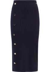 B-WARE DREIMASTER KLASSIK DAMEN STRICKROCK Gr. XL/XXL Farbe Marine
