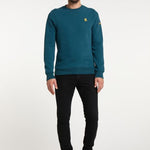 B-WARE SCHMUDDELWEDDA HERREN SWEATPULLOVER GR.M FARBE PETROL