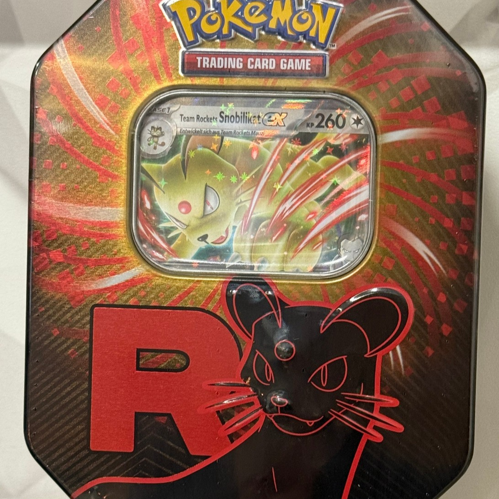 Pokemon Team Rockets Snobilikat ex Tin Box