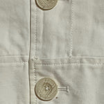 B-WARE DREIMASTER VINTAGE HERREN ÜBERGANGSJACKE Gr. M Farbe Wollweiss