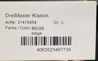B-WARE DREIMASTER KLASSIK DAMEN A-LINIENROCK Gr.L Farbe Beige