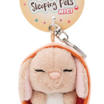 NICI GREEN  Schlüsselanhänger Sleeping Pets Karamell Hase