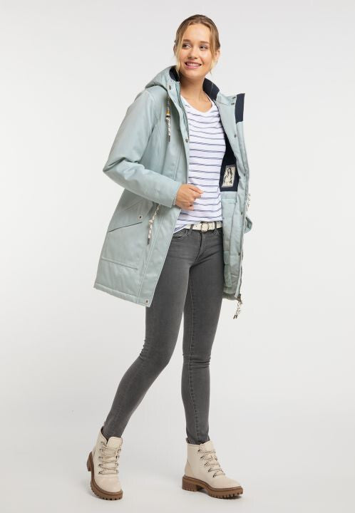 B-WARE SCHMUDDELWEDDA DAMEN PARKA GR.S FARBE EISMINT