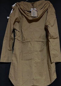 B-WARE DreiMaster Vintage Damen Parka aus Baumwolle Gr. L Farbe Dunkelsand
