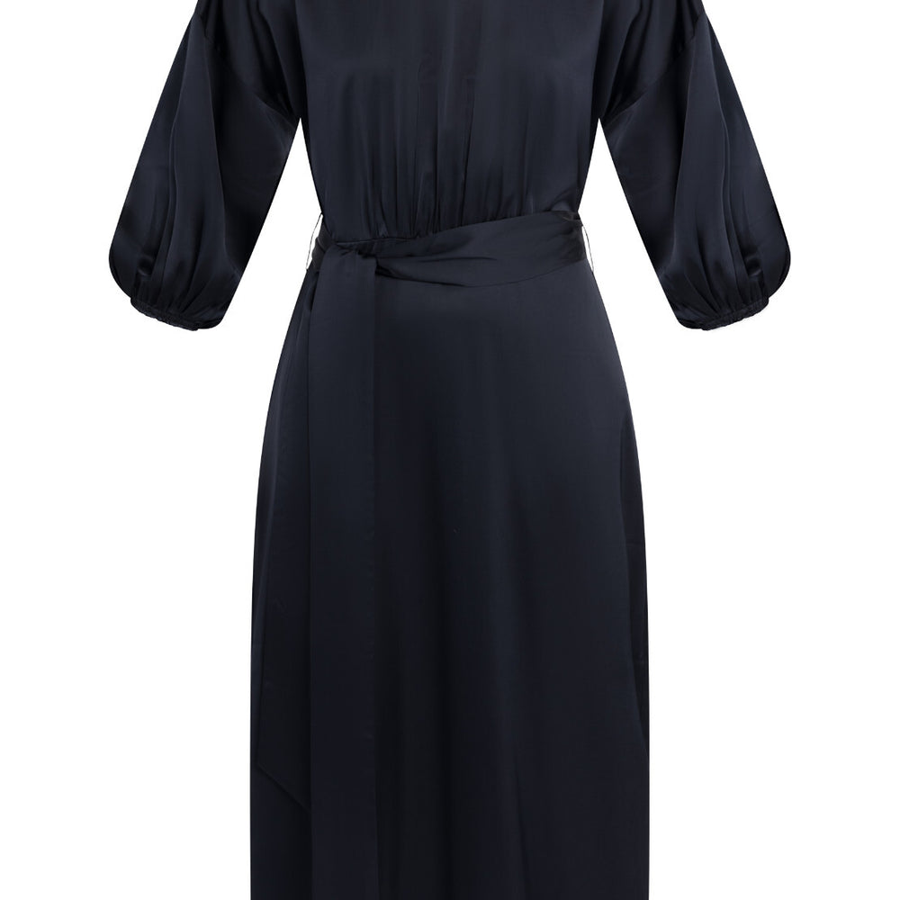B-WARE DREIMASTER KLASSIK DAMEN KLEID Gr.L Farbe Marine
