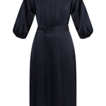 B-WARE DREIMASTER KLASSIK DAMEN KLEID Gr.L Farbe Marine