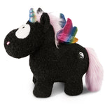 Nici 48410 schwarzes Einhorn Rainbow Yin & Yang 32cm stehend Plüsch Kuscheltier