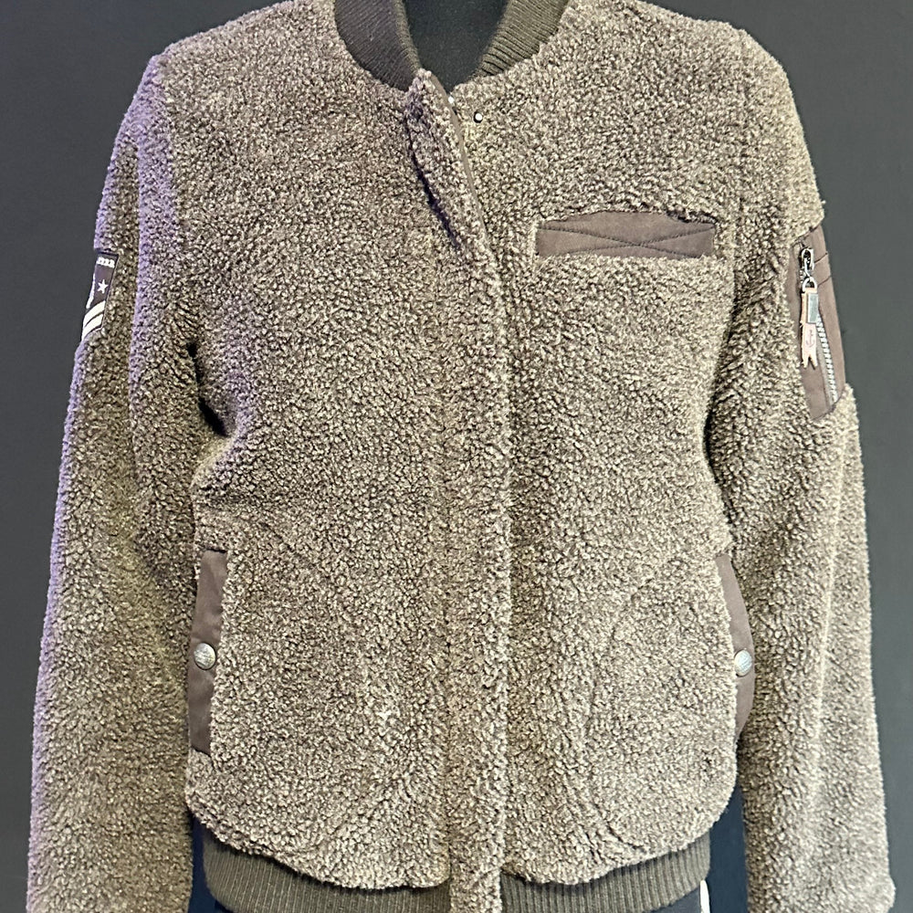 Musterware/Einzelstück Damen Blouson Gr.S Farbe Dunkelbraun