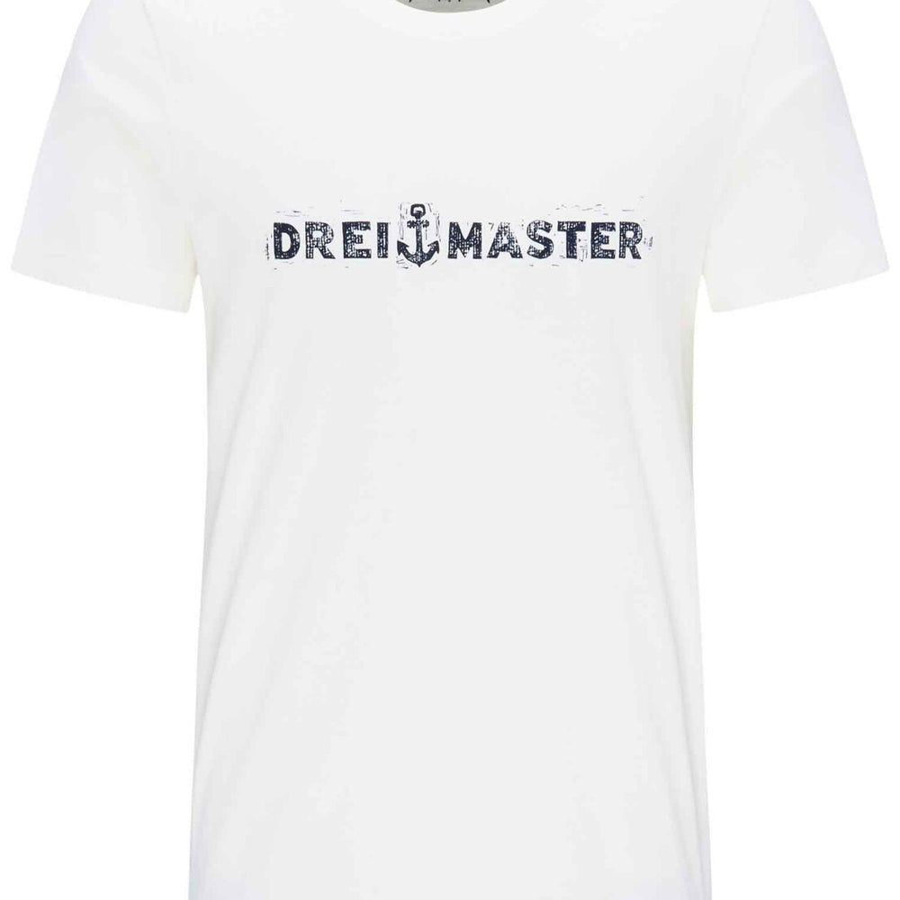 B-WARE DREIMASTER HERREN T-SHIRT Gr. M Farbe Wollweiss