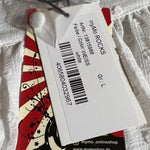 B-WARE MYMO ROCKS DAMEN BLUSE GRÖSSE L Farbe Weiss