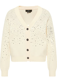 B-WARE FAINA DAMEN STRICKJACKE Gr. M/L Farbe Wollweiss