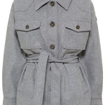 B-WARE DreiMaster Vintage Damen Übergangsjacke Gr. S Farbe Grau Melange