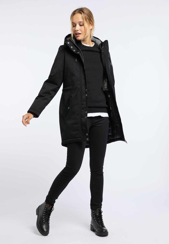 B-WARE USHA BLUE DAMEN PARKA GR.S FARBE SCHWARZ