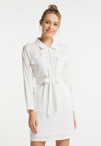 B-WARE DREIMASTER VINTAGE DAMEN KLEID GR.L FARBE WEISS