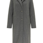 B-WARE DREIMASTER VINTAGE DAMEN MANTEL Gr.S Farbe Grau Melange