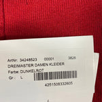 B-WARE DREIMASTER DAMEN KLEIDER Gr. L Farbe Dunkelrot