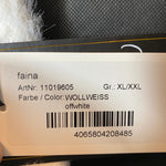 B-WARE FAINA DAMEN STRICKPULLOVER Gr.XL/XXL FARBE WOLLWEISS