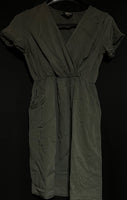 B-WARE DreiMaster Vintage Damen Kleid Gr. S Farbe Oliv