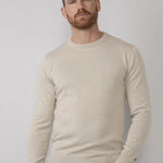 B-WARE PETROL INDUSTRIES HERREN PULLOVER Gr.S FARBE ANTIQUE WHITE MELEE