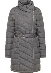 B-WARE FAINA DAMEN MANTEL Gr. M Farbe Dunkelgrau
