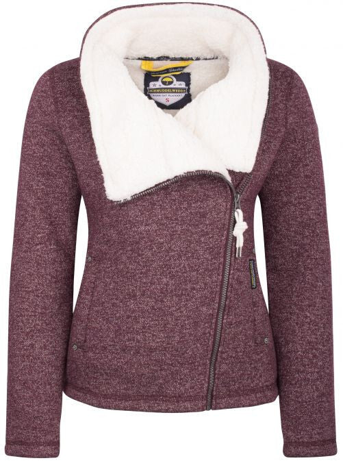 Musterware/Einzelstück …SCHMUDDELWEDDA DAMEN JACKE Gr.S Farbe Bordeaux Melange