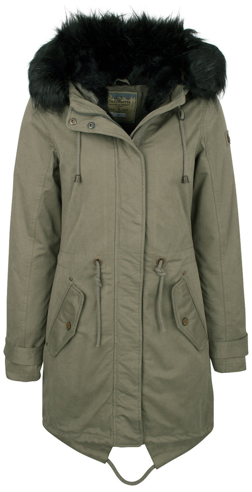 B-WARE DREIMASTER DAMEN PARKA Gr. L Farbe Oliv