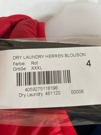 B-WARE DRY LAUNDRY HERREN BLOUSON Gr.XXXL Farbe Rot