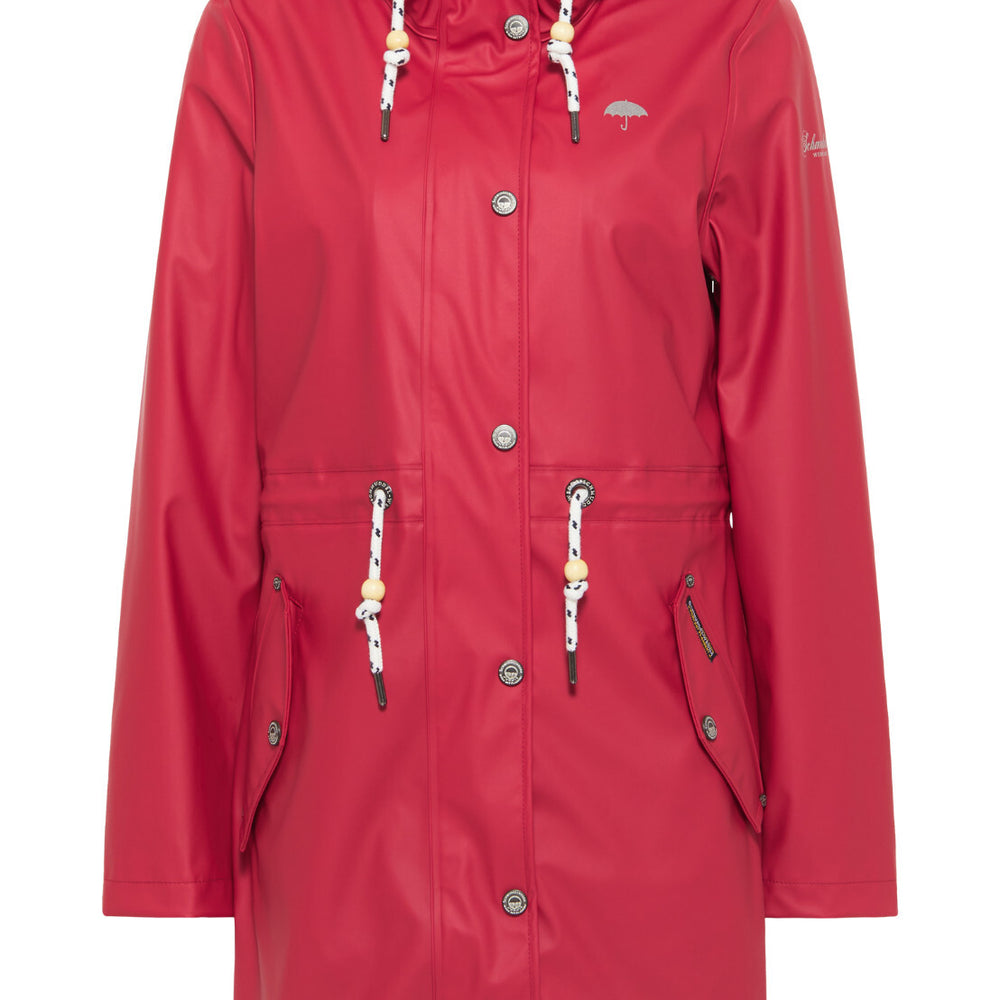 B-WARE Schmuddelwedda Damen Regenmantel Gr. XS Farbe Rot