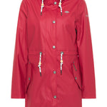 B-WARE Schmuddelwedda Damen Regenmantel Gr. XS Farbe Rot