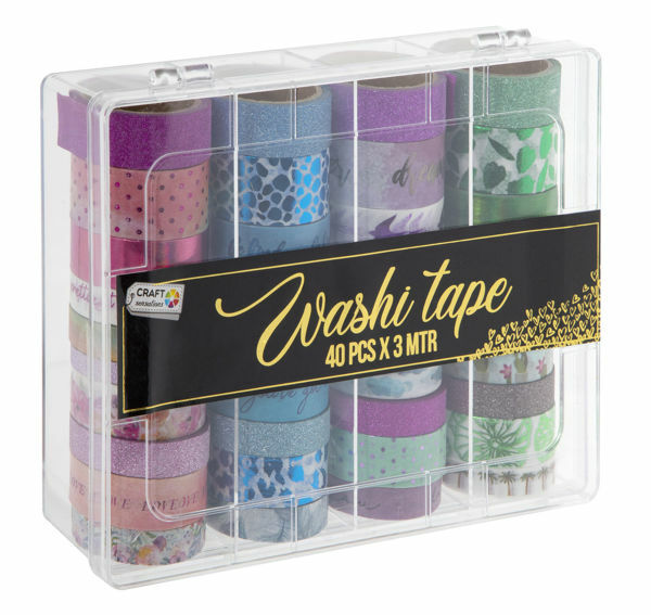 Washi Tape Set XL, 40 Stück