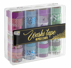 Washi Tape Set XL, 40 Stück