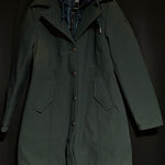 B-WARE DREIMASTER KLASSIK DAMEN MANTEL Gr.S Farbe SMARAGD